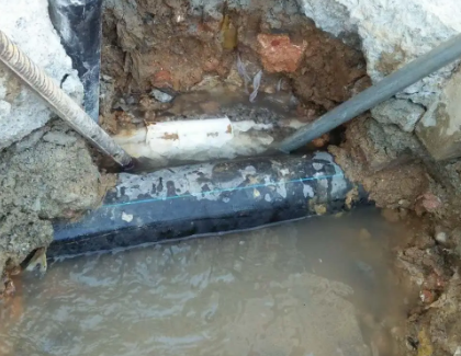 民丰测漏水之水管漏水